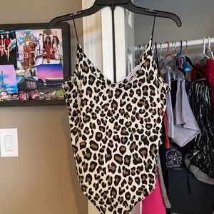 Leopard Print Bodysuit